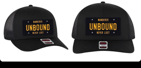 Unbound flat bill hat